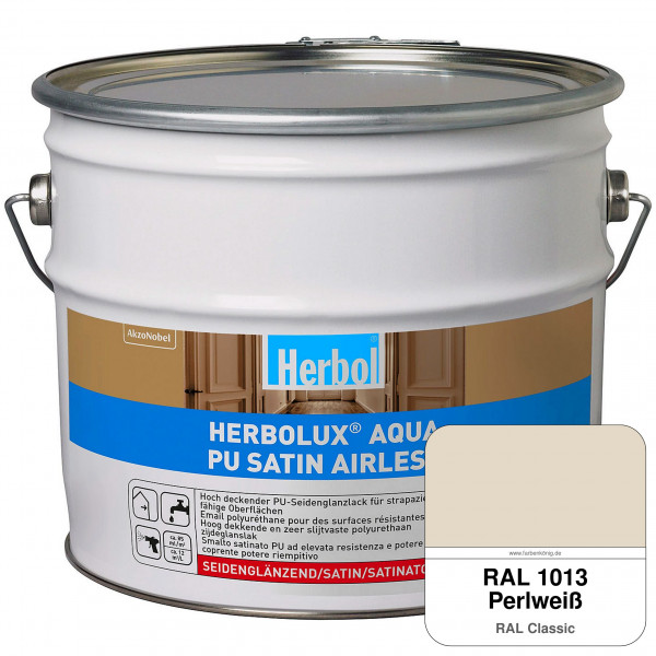 Herbolux Aqua PU Satin Airless (RAL 1013 Perlweiß)