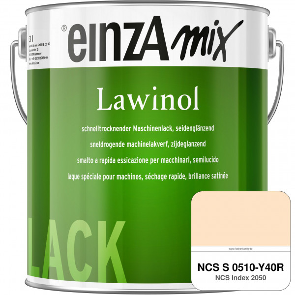 einzA Lawinol seidenglänzend (NCS S 0510-Y40R)