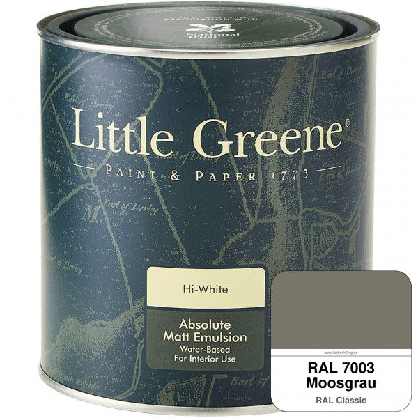 Absolute Matt Emulsion - Sample Pot 250 ml (RAL 7003 Moosgrau)