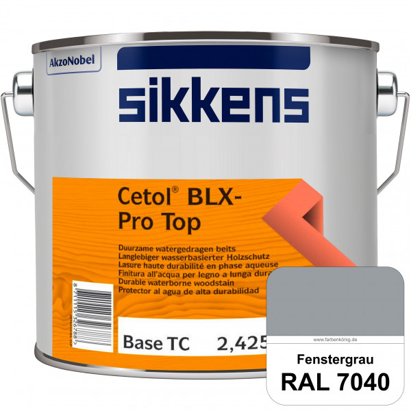 Cetol BLX-Pro Top (RAL 7040 Fenstergrau) Seidenglänzende & wasserdampfdurchlässige Dickschichtlasur
