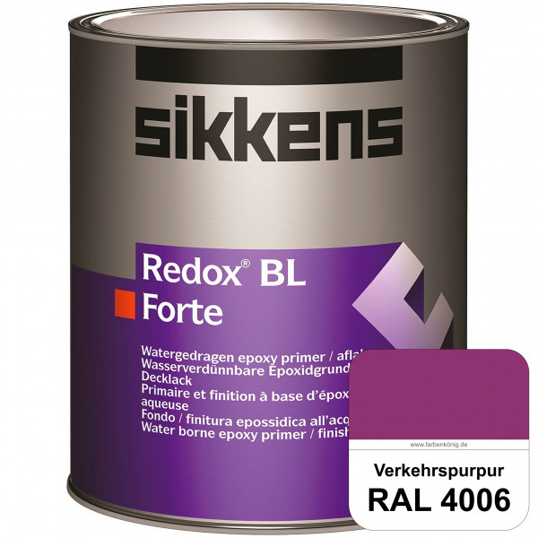 Redox BL Forte (RAL 4006 Verkehrspurpur) seidenmatte & wasserbasierte 2-K-Epoxidharzlack (innen)