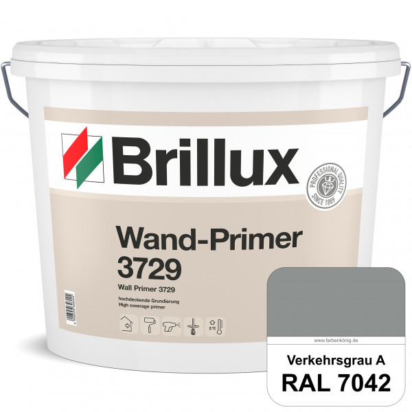 Wand-Primer ELF 3729 (RAL 7042 Verkehrsgrau A) Spezialgrundierung für Gipskarton, -putz und Beton (i