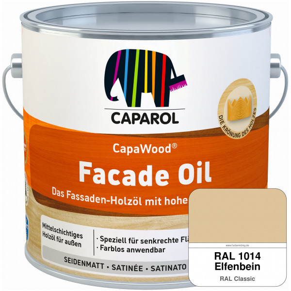 CapaWood® Facade Oil (RAL 1014 Elfenbein)