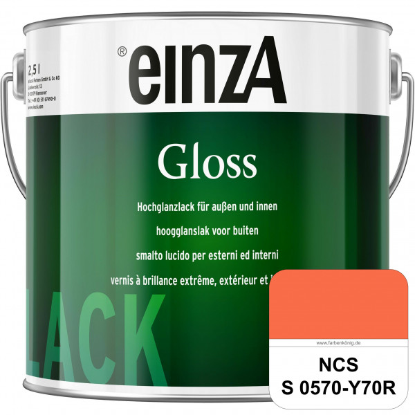 einzA Gloss (NCS S 0570-Y70R) Hochwertiger Alkydharzlack in Premium-Qualität, hochglänzend.
