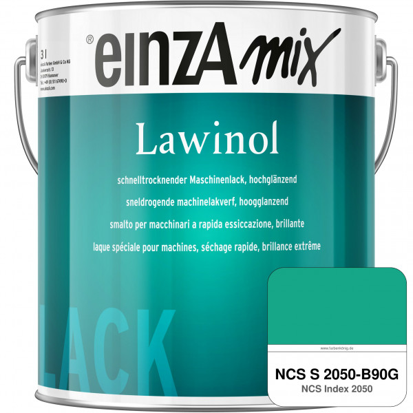 einzA Lawinol hochglänzend (NCS S 2050-B90G)