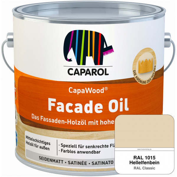 CapaWood® Facade Oil (RAL 1015 Hellelfenbein)