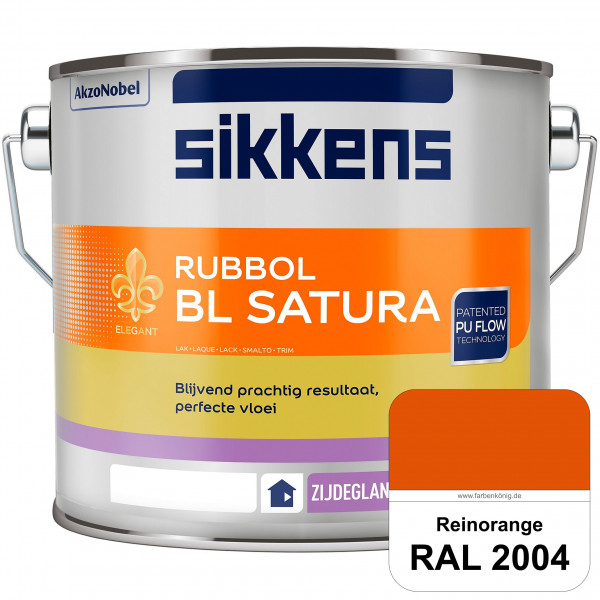 Rubbol BL Satura (RAL 2004 Reinorange) seidenglänzender PU-Lack (wasserbasiert) innen & außen