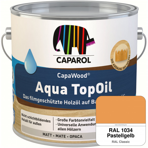 CapaWood® AquaTopOil (RAL 1034 Pastellgelb)