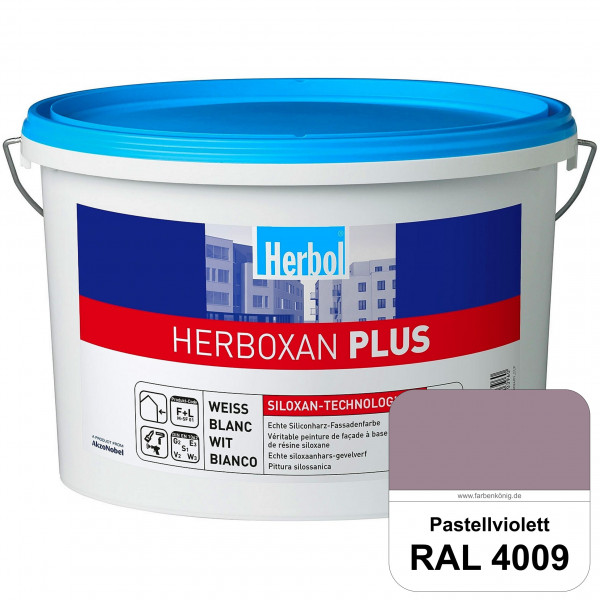 Herboxan Plus (RAL 4009 Pastellviolett) Siliconharz-Fassadenfarbe für längere saubere Fassaden