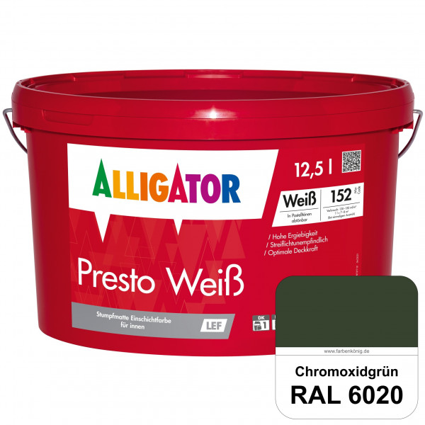 Presto Weiß LEF (RAL 6020 Chromoxidgrün)