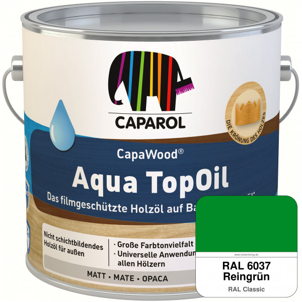 CapaWood® AquaTopOil (RAL 6037 Reingrün)