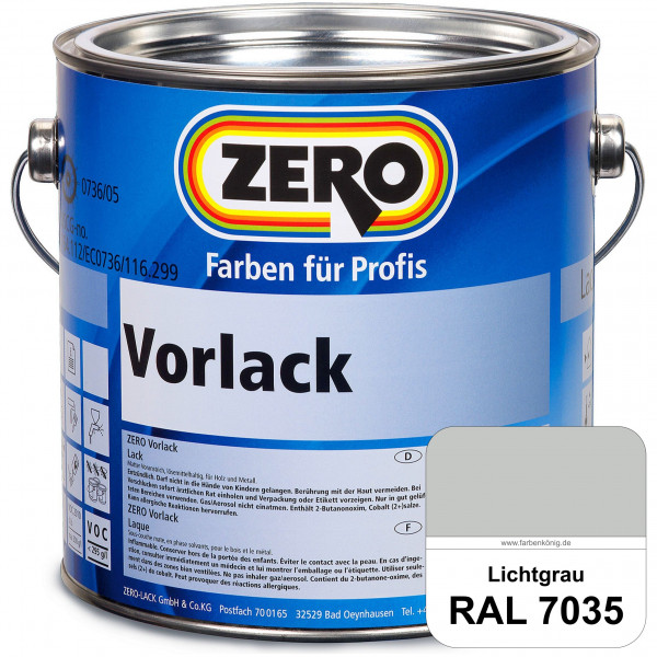 Vorlack (RAL 7035 Lichtgrau)