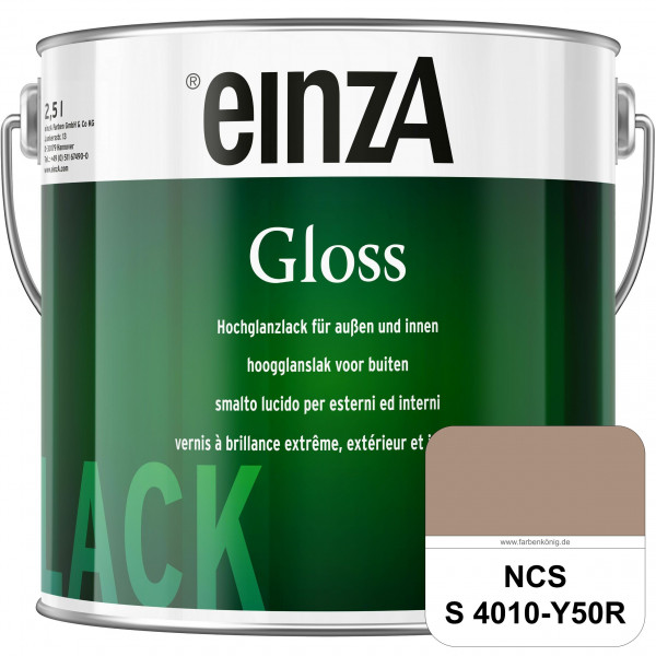 einzA Gloss (NCS S 4010-Y50R) Hochwertiger Alkydharzlack in Premium-Qualität, hochglänzend.