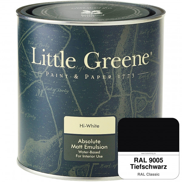 Absolute Matt Emulsion - Sample Pot 250 ml (RAL 9005 Tiefschwarz)