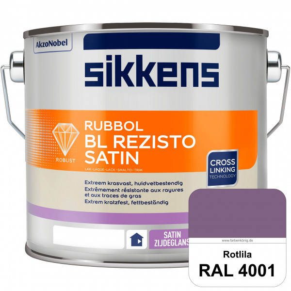 Rubbol BL Rezisto Satin (RAL 4001 Rotlila) seidenglänzender und strapazierfähiger Lack (wasserbasier