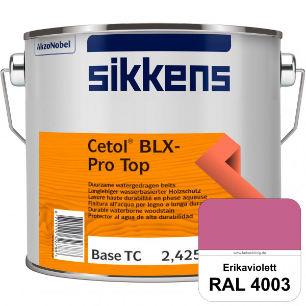 Cetol BLX-Pro Top (RAL 4003 Erikaviolett) Seidenglänzende & wasserdampfdurchlässige Dickschichtlasur