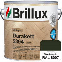 2K-Aqua Durakett 2394 (RAL 6007 Flaschengrün) Wasserbasierter 2K-Versiegelung für Parkettfußböden, D