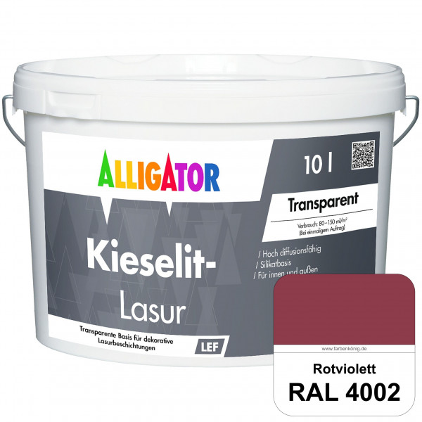 Kieselit-Lasur (RAL 4002 Rotviolett)