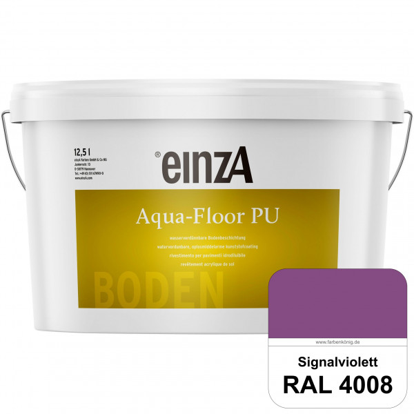 einzA Aqua-Floor PU (RAL 4008 Signalviolett) seidenglänzender Acryl-PU-Bodenbeschichtung