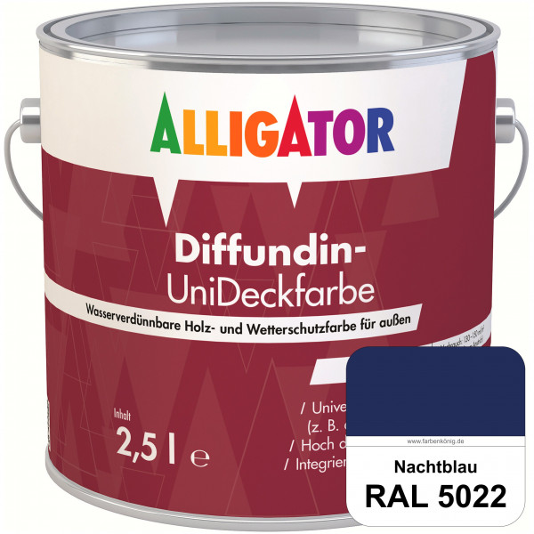 ALLIGATOR Diffundin-UniDeckfarbe (RAL 5022 Nachtblau)
