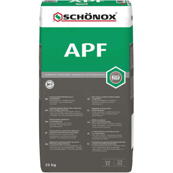 SCHÖNOX® APF - calciumsulfatgeb&ene Bodenausgleichmasse