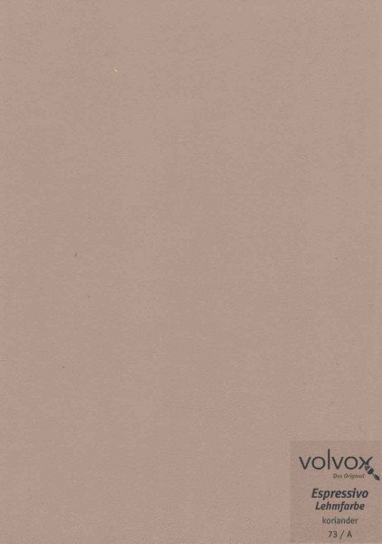 Volvox Espressivo Lehmfarbe - koriander