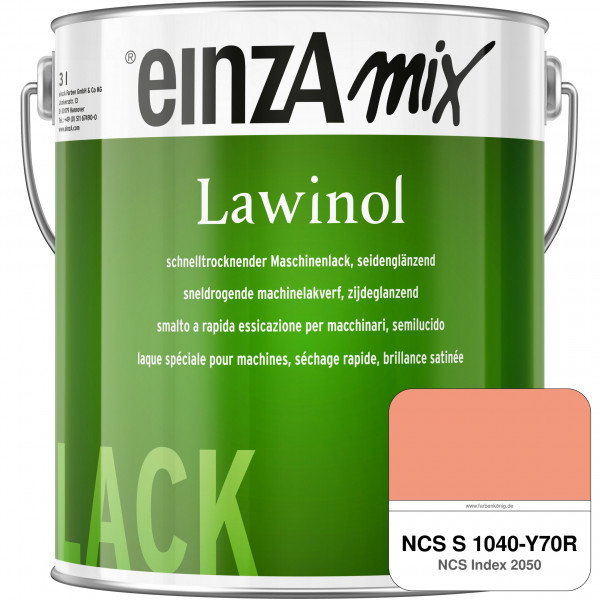 einzA Lawinol seidenglänzend (NCS S 1040-Y70R)