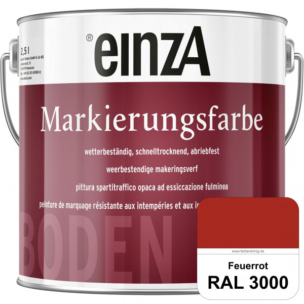 einzA Markierungsfarbe (RAL 3000 Feuerrot)