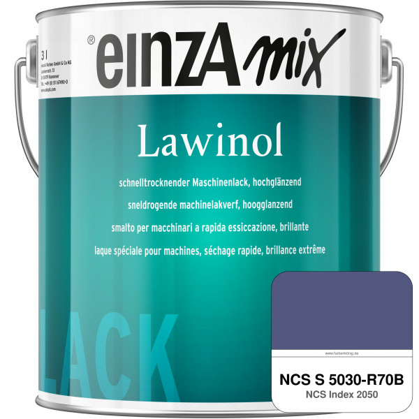 einzA Lawinol hochglänzend (NCS S 5030-R70B)