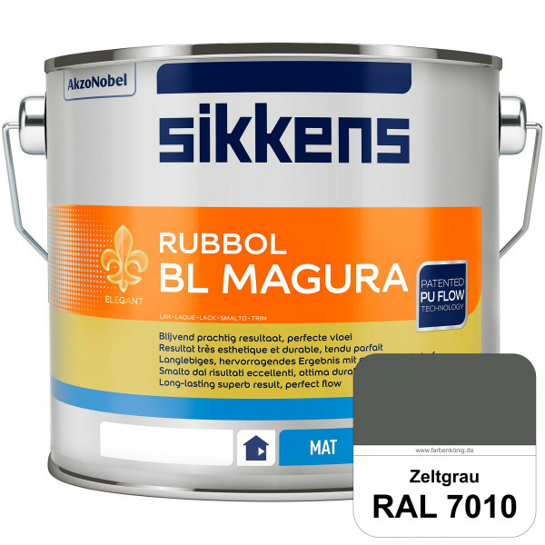 Rubbol BL Magura (RAL 7010 Zeltgrau) matter PU-Lack (wasserbasiert) innen & außen