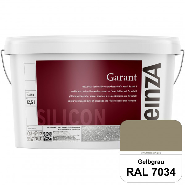 einzA Garant (RAL 7034 Gelbgrau) elastische Siliconharz-Fassadenfarbe