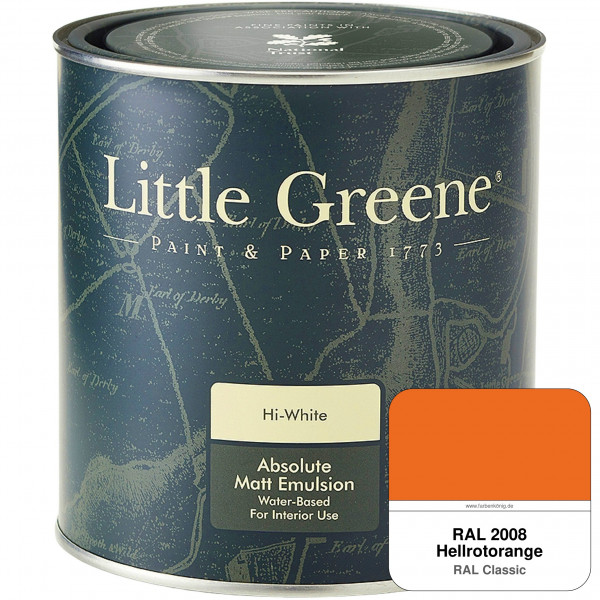 Absolute Matt Emulsion - Sample Pot 250 ml (RAL 2008 Hellrotorange)