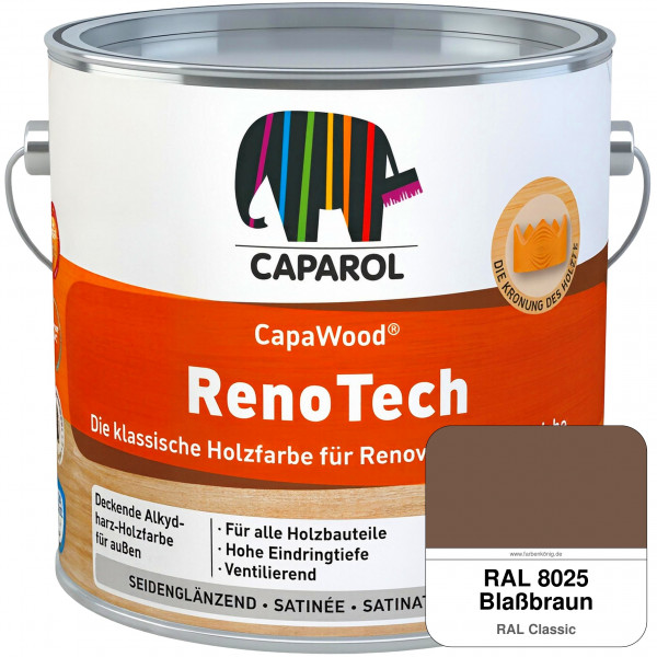 CapaWood® RenoTech (RAL 8025 Blassbraun) - ersetzt Capadur RenoTech