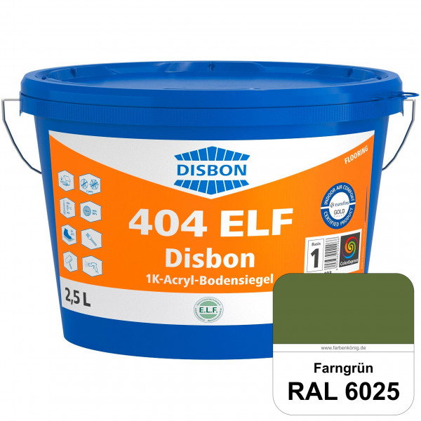 Disbon 404 ELF 1K-Acryl-Bodensiegel (RAL 6025 Farngrün) 1K PU-verstärkte, emissions- und lösemittelf