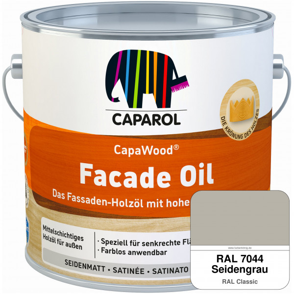 CapaWood® Facade Oil (RAL 7044 Seidengrau)