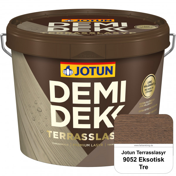 DEMIDEKK Terrasslasyr - Holzöl (9052 Eksotisk Tre)