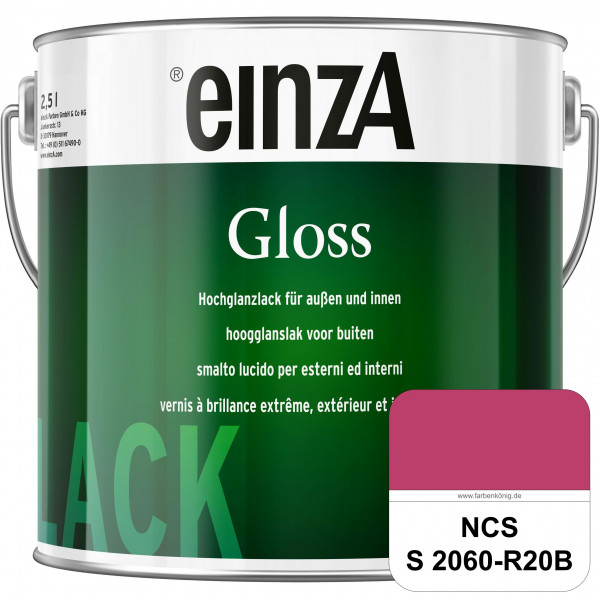 einzA Gloss (NCS S 2060-R20B) Hochwertiger Alkydharzlack in Premium-Qualität, hochglänzend.