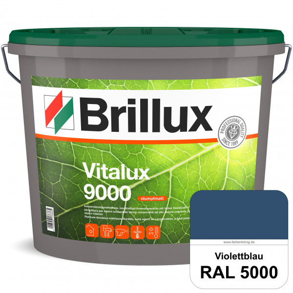 Vitalux 9000 (RAL 5000 Violettblau) konservierungsmittelfreie Innendispersion für Kinder- & Schlafzi