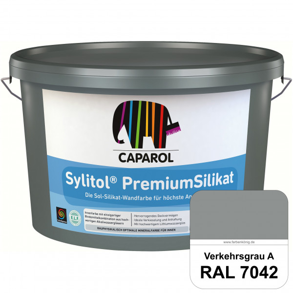 Caparol Sylitol PremiumSilikat (RAL 7042 Verkehrsgrau A) - ehemals Histolith PremiumSilikat