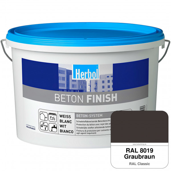 Beton Finish (RAL 8019 Graubraun)