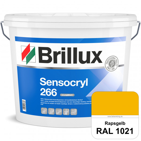 Sensocryl ELF 266 (RAL 1021 Rapsgelb) stumpfmatte hochwertige Reinacrylat-Innendispersion für Artzpr