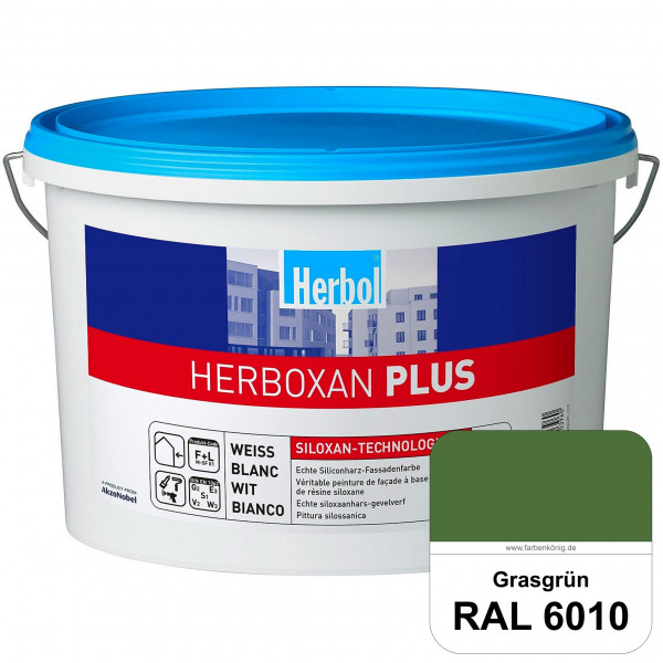 Herboxan Plus (RAL 6010 Grasgrün) Siliconharz-Fassadenfarbe für längere saubere Fassaden