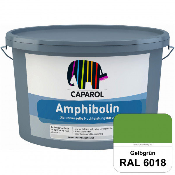 Amphibolin (RAL 6018 Gelbgrün) Universalfarbe auf Reinacrylbasis innen & außen