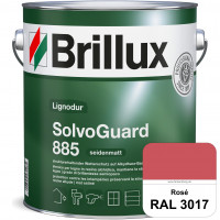 SolvoGuard 885 (RAL 3017 Rosa) deckende oder lasierende seidenmatte Alkydharz-Holzfarbe für außen