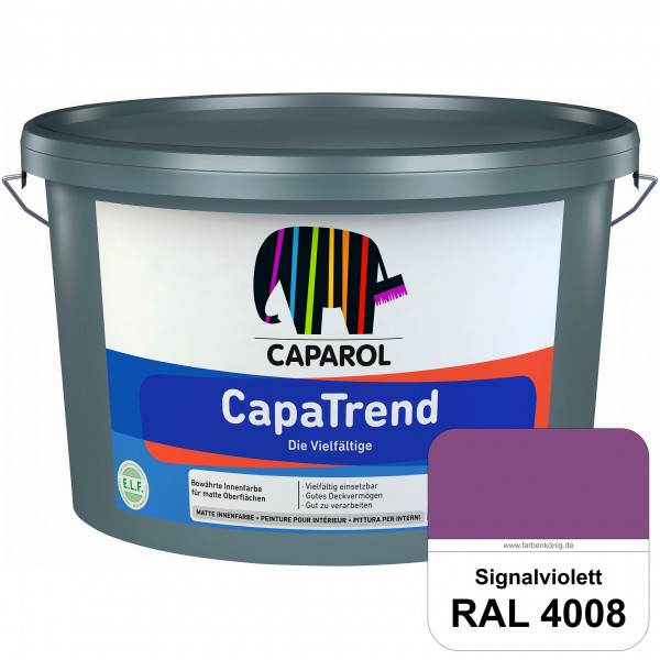 CapaTrend (RAL 4008 Signalviolett) matte hochdeckende Dispersionsfarbe für den Innenbereich