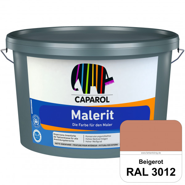 Malerit E.L.F. (RAL 3012 Beigerot) matte Innenfarbe für Neu- & Renovierungsanstriche