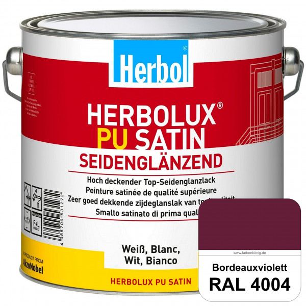 Herbolux PU Satin (RAL 4004 Bordeauxviolett) Top-PU-Seidenglanzlack (Innen & Außen)