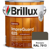 ImpraGuard 625 (RAL 7013 Braungrau) imprägnierende Lasur (lösemittelhaltig) für allen Laub- und Nade