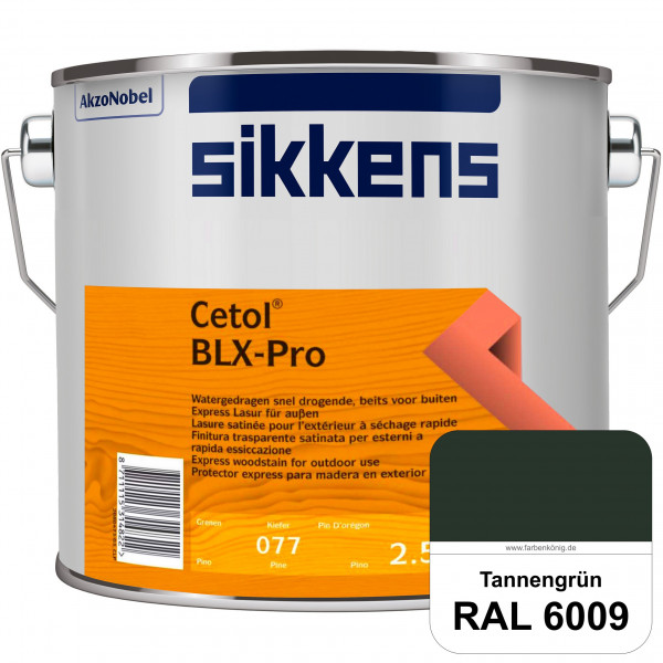 Cetol BLX-Pro (RAL 6009 Tannengrün) Express Lasur für die Beschichtung von Holzoberflächen (außen)