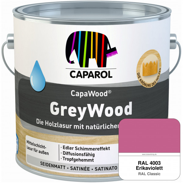 CapaWood® GreyWood (RAL 4003 Erikaviolett) - ersetzt Capadur GreyWood